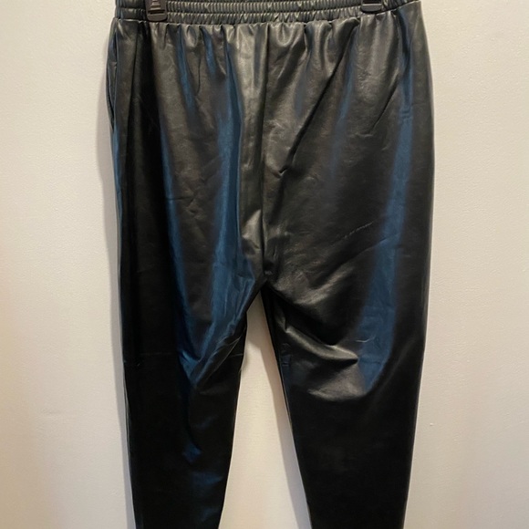Pleather Joggers - Picture 2 of 2